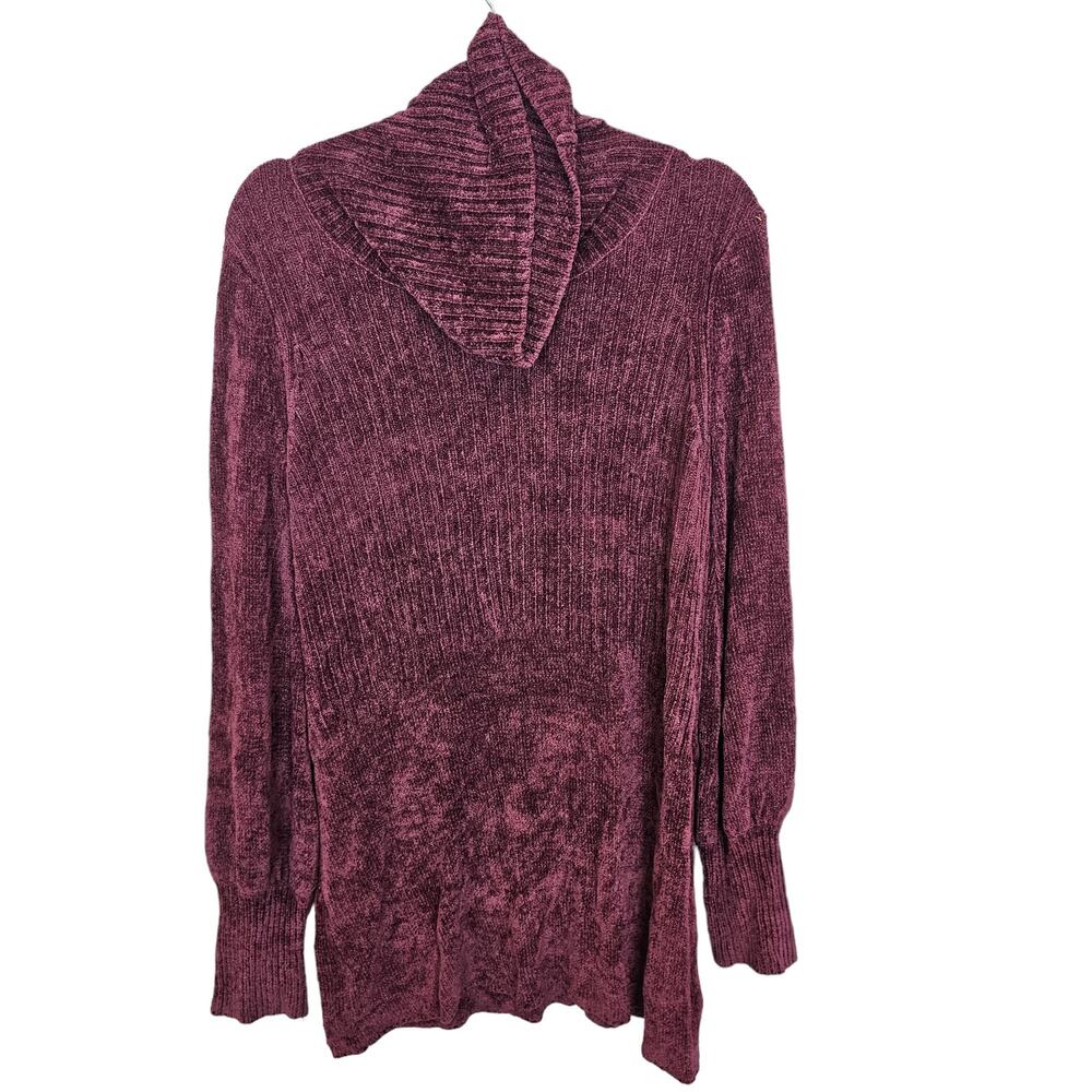 Free People Burgundy Turtle Neck Sweater